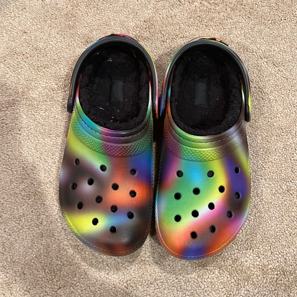 Fuzzy crocs